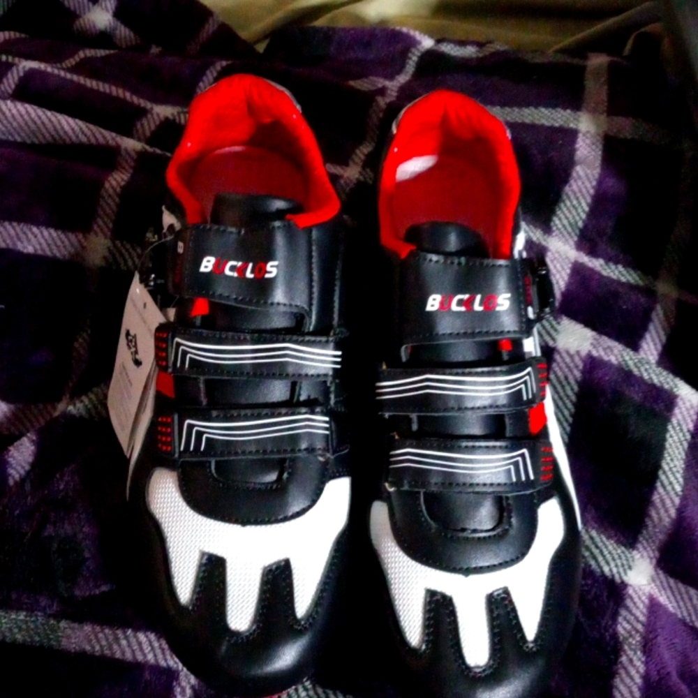 🥳 Bucklos Peloton Multi-color Shoes Size US 12-EU 46 NWT